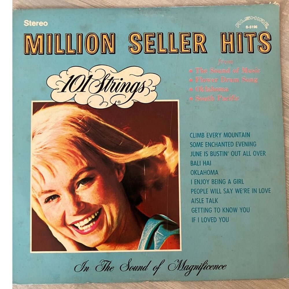 101 Strings play Million Seller Hits vinyl - Rodgers & Hammerstein